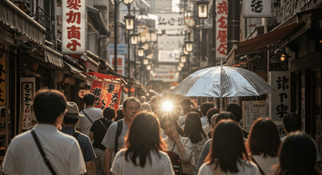 シルバーの日傘はなぜ「迷惑」と言われる?噂の真相を探る