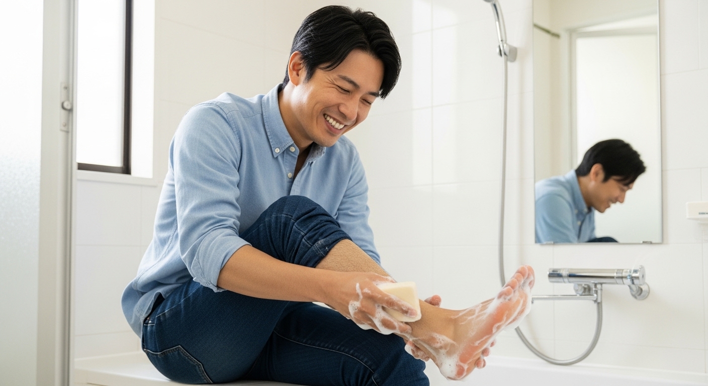【2025年】足の臭いはドラッグストアの石鹸で消える！男性向け最強ランキングと正しい洗い方