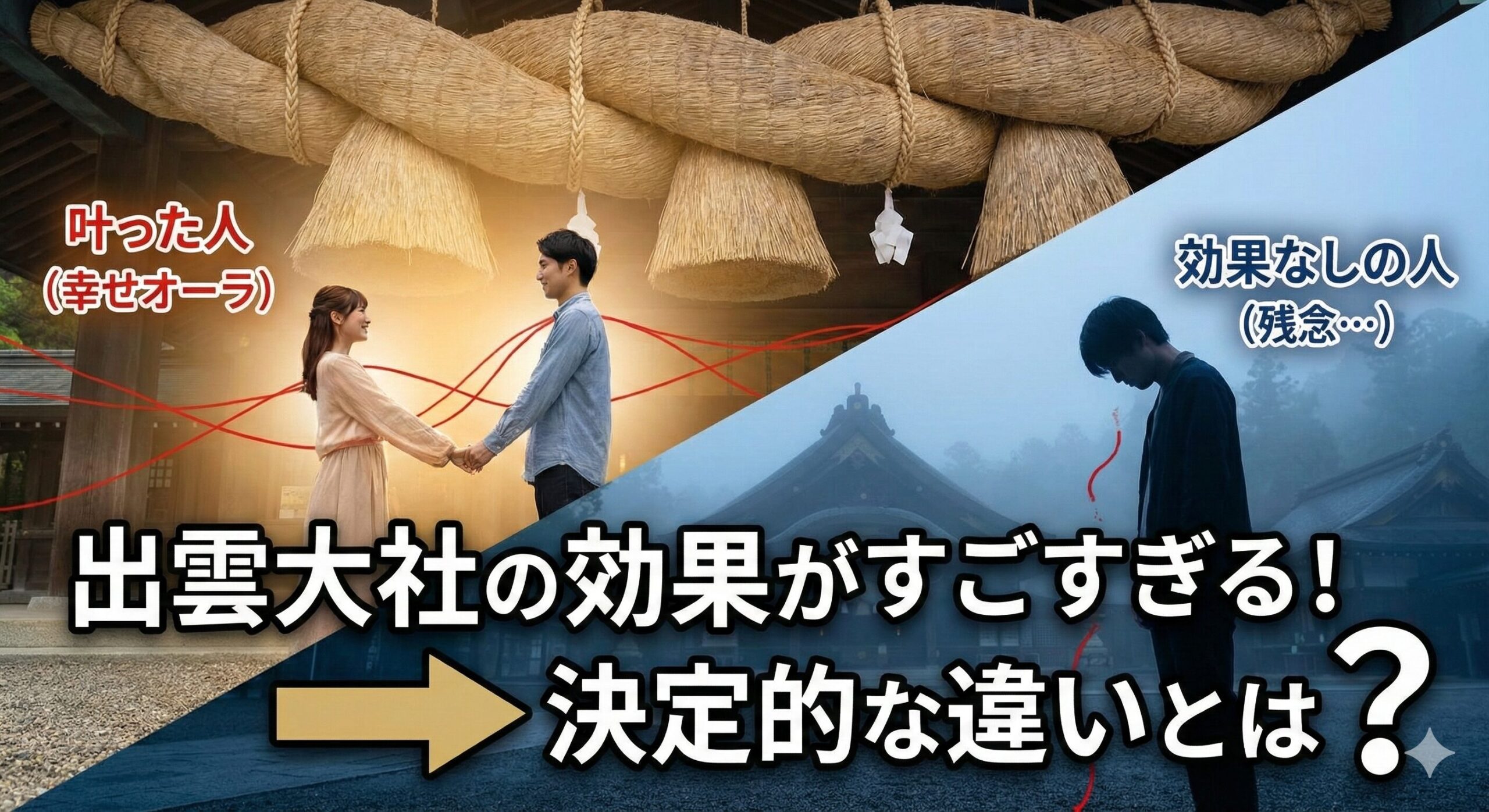 出雲大社の効果がすごい！縁結びが「叶った人」と「効果なしの人」の決定的な違いとは？